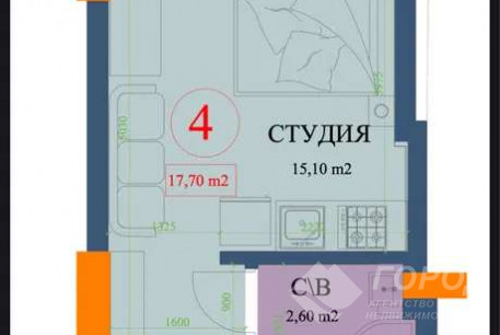 Продам 1-кімнатну квартиру в новобудові, Центр, Архитектора Бекетова метро, Код: 804998/1