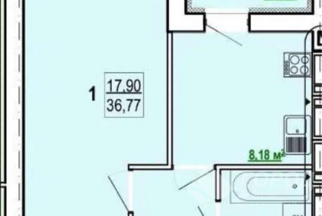 Продам 1-кімнатну квартиру в новобудові, Журавлевка, ЖК Гидропарк, Код: 805026/1