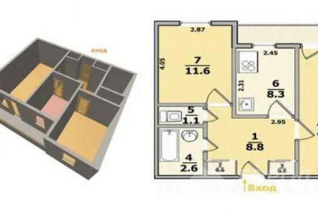 Сдам 2-х кімнатну квартиру, Салтовка, Студенческая метро, Код: 805130/1
