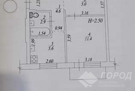 Продам 2-х кімнатну квартиру, Одесская, Зерновая ост., Код: 805258/1