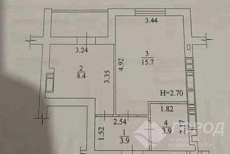 Продам 2-х кімнатну квартиру в новобудові, Журавлевка, Код: 805321/1