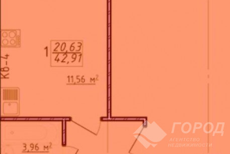 Продам 1-кімнатну квартиру в новобудові, Гагарина проспект, Проспект Гагарина метро, Код: 805478/1