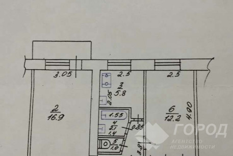 Продам 2-х кімнатну квартиру, Залютино, Код: 805485/1
