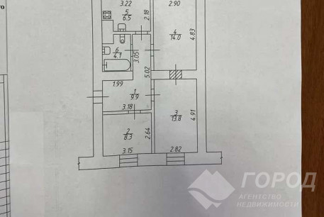 Продам 3-х кімнатну квартиру, Центр, Пушкинская метро, Код: 805602/1