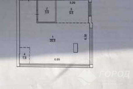 Продам 1-кімнатну квартиру в новобудові, Центр, Код: 805733/5