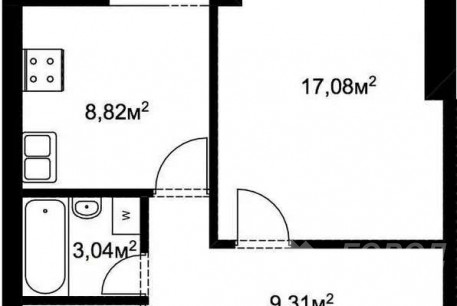 Продам 1-кімнатну квартиру в новобудові, Дергачевский р-н, Подворки (Дергачевский район), Код: 806005/1