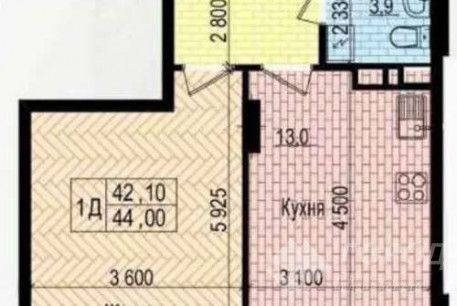 Продам 1-кімнатну квартиру в новобудові, Новые дома, Маршала Жукова метро (Дворец спорта), Код: 806432/1