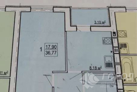 Продам 1-кімнатну квартиру в новобудові, Журавлевка, ЖК Гидропарк, Код: 806570/1