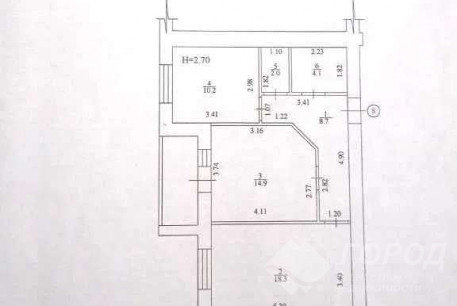 Продам 2-х кімнатну квартиру, Жуковского, Код: 806604/1