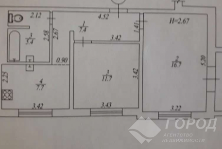 Продам 2-х кімнатну квартиру, ХТЗ, ХТЗ метро, Код: 806629/1