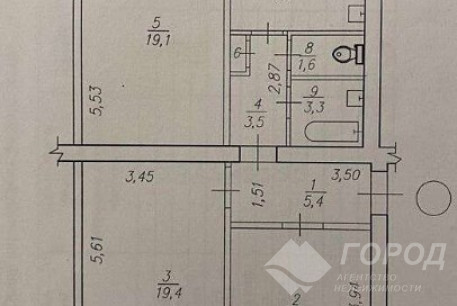 Продам 3-х кімнатну квартиру, Гагарина проспект, Проспект Гагарина метро, Код: 806922/1