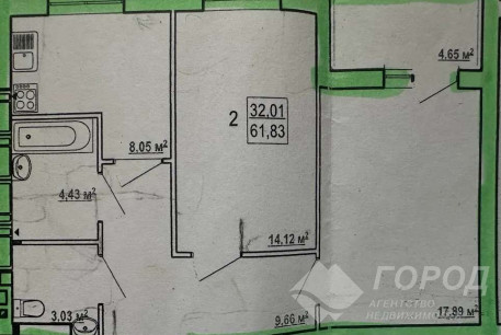 Продам 1-кімнатну квартиру в новобудові, ХТЗ, Код: 806963/1