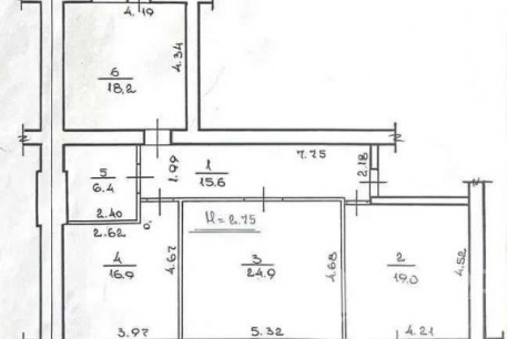 Продам 3-х кімнатну квартиру, Гагарина проспект, Метростроителей метро, Код: 807108/1