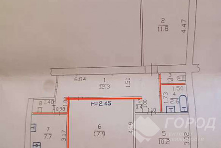 Продам 3-х кімнатну квартиру, Завод Шевченко, Код: 807502/1