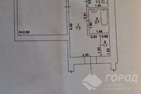 Продам 1-кімнатну квартиру, Рогань, Код: 807505/1
