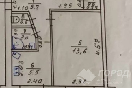 Продам 2-х кімнатну квартиру, Залютино, Код: 807531/1