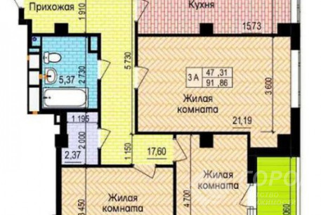 Продам 3-х кімнатну квартиру в новобудові, Новые дома, Маршала Жукова метро (Дворец спорта), Код: 807661/9