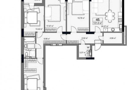Продам 4-х кімнатну квартиру в новобудові, Сосновая Горка, Научная метро, Код: 807897/2