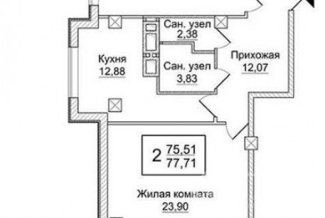 Продам 2-х кімнатну квартиру в новобудові, Салтовка, Академика Барабашова метро, Код: 807898/2