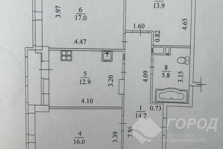 Продам 3-х кімнатну квартиру в новобудові, Северная Салтовка, Меридиан ЖК, Код: 808008/1