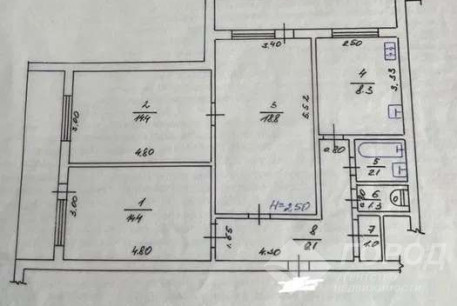 Продам 3-х кімнатну квартиру, Павлово поле, 23 Августа метро, Код: 808212/1