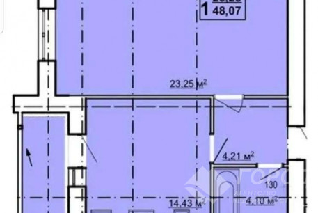 Продам 1-кімнатну квартиру в новобудові, Салтовский, Завод им. Малышева метро, Код: 808326/1