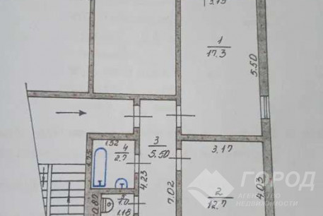 Продам 2-х кімнатну квартиру, Богодуховский р-н, Богодухов, Код: 808444/1