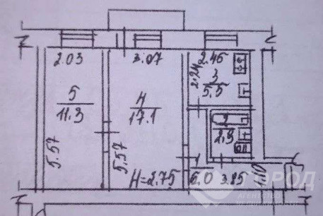 Продам 2-х кімнатну квартиру, ХТЗ, Код: 808568/1