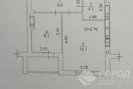 Продам 1-кімнатну квартиру в новобудові, Журавлевка, Код: 808575/1