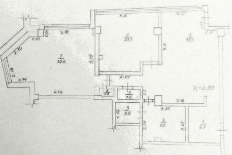 Продам 3-х кімнатну квартиру в новобудові, Центр, Код: 809306/1