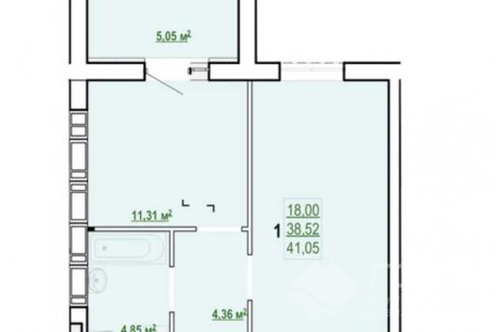 Продам 1-кімнатну квартиру в новобудові, Холодная Гора, Холодная Гора метро, Код: 809747/1