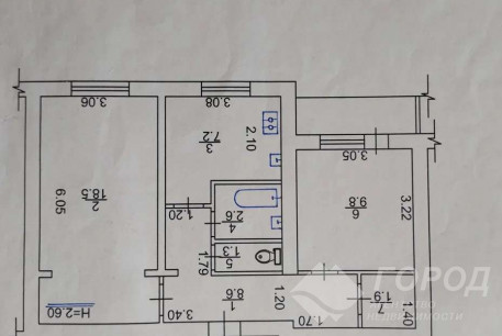 Продам 2-х кімнатну квартиру, Одесская, Код: 810159/1