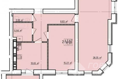 Продам 2-х кімнатну квартиру в новобудові, Гагарина проспект, Проспект Гагарина метро, Код: 810170/1