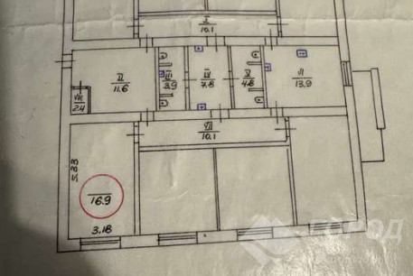 Продам гостинку, Салтовка, Академика Павлова метро, Код: 810569/1