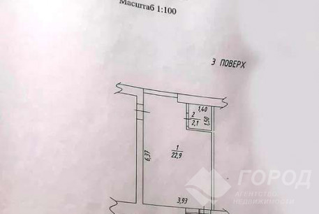 Продам 1-кімнатну квартиру в новобудові, Центр, Код: 810797/2