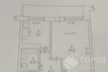 Продам 1-кімнатну квартиру, Рогань, Код: 810798/1