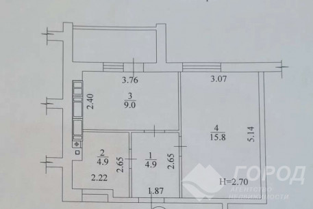 Продам 1-кімнатну квартиру в новобудові, Новые дома, Код: 811331/2