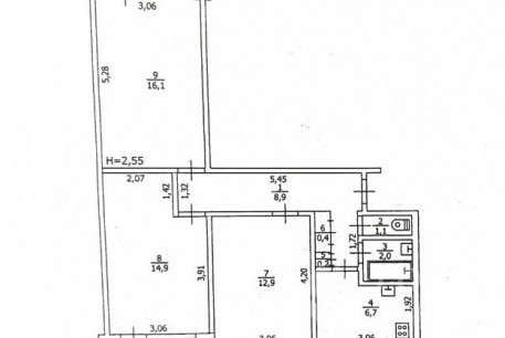 Продам 3-х кімнатну квартиру, Салтовка, Код: 811354/29