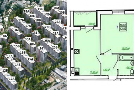 Продам 1-кімнатну квартиру в новобудові, Холодная Гора, Код: 811354/40