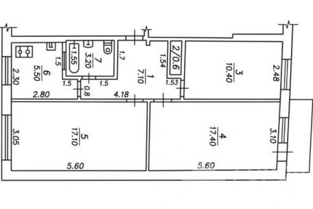 Продам 3-х кімнатну квартиру, Аэропорт, Код: 811354/70