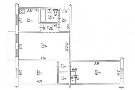 Продам 3-х кімнатну квартиру, Новые дома, Код: 811354/71