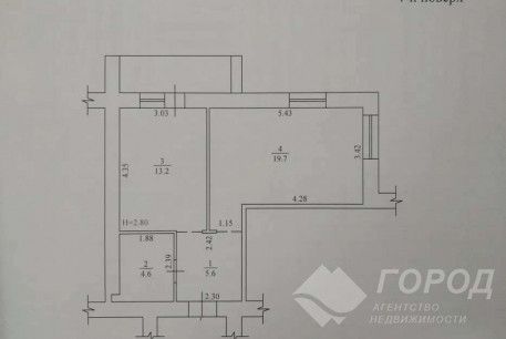Продам 1-кімнатну квартиру в новобудові, Гагарина проспект, Проспект Гагарина метро, Код: 811460/1