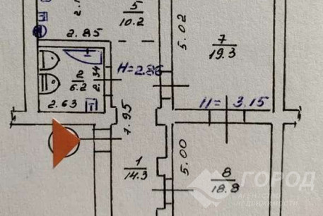 Продам 2-х кімнатну квартиру, Гагарина проспект, Метростроителей метро, Код: 811582/1