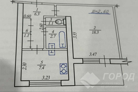 Продам 1-кімнатну квартиру, Одесская, Код: 811651/1