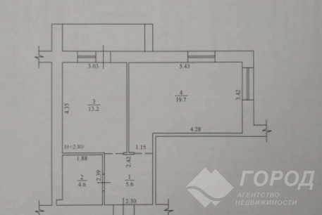 Продам 1-кімнатну квартиру, Гагарина проспект, Проспект Гагарина метро, Код: 811676/1