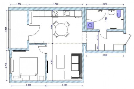 Продам 2-х кімнатну квартиру в новобудові, Алексеевка, Код: 811741/1