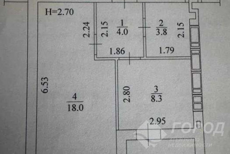 Продам 1-кімнатну квартиру в новобудові, Журавлевка, Код: 811920/1
