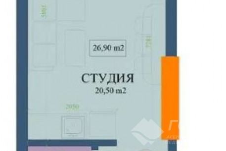 Продам 1-кімнатну квартиру в новобудові, Центр, Архитектора Бекетова метро, Код: 812143/1