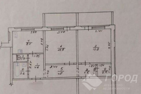 Продам 3-х кімнатну квартиру, Алексеевка, Код: 812194/2