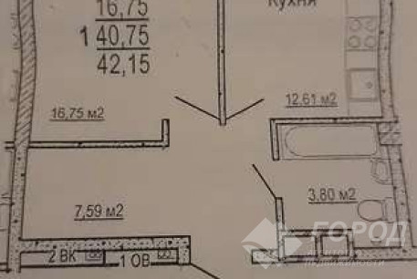 Продам 1-кімнатну квартиру в новобудові, Северная Салтовка, Меридиан ЖК, Код: 812347/1